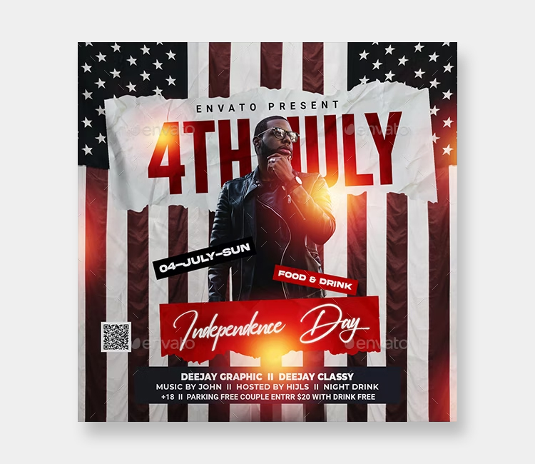 PSD 4th of July Flyer