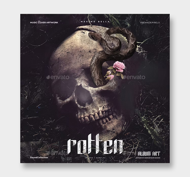 Rotten Premade Album Cover Art Design