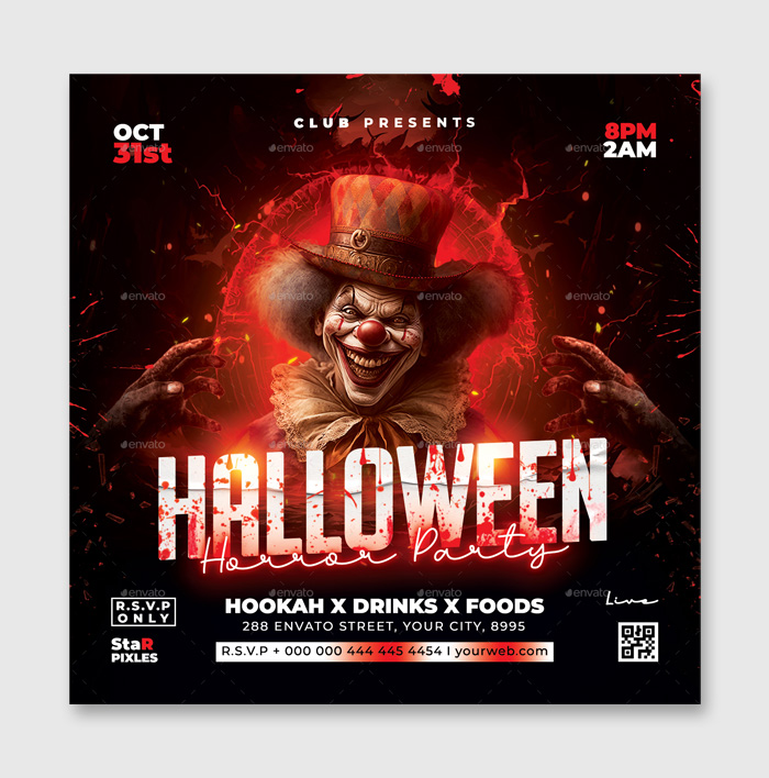 Halloween Flyer Template PSD